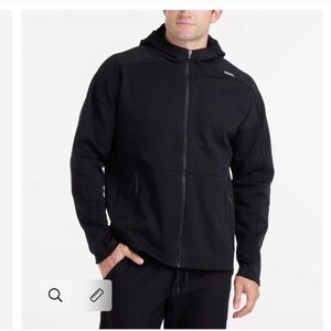 UNRL Men's Impact Full Zip Jacket Hoodie‎ Black Size XS